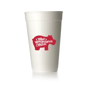 I Want a Hippopotamus For Christmas Cups