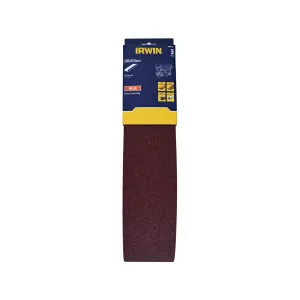 IRWIN 100 x 914mm 40 Grit Sanding Belt - 3 Pack