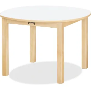 Jonti-Craft Multi-purpose White Round Table