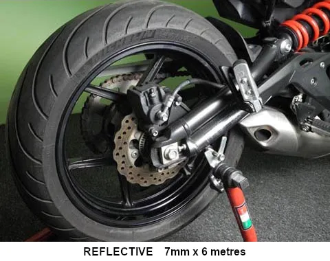 KEITI SOLID REFLECTIVE WHEEL STRIPE [BLACK]