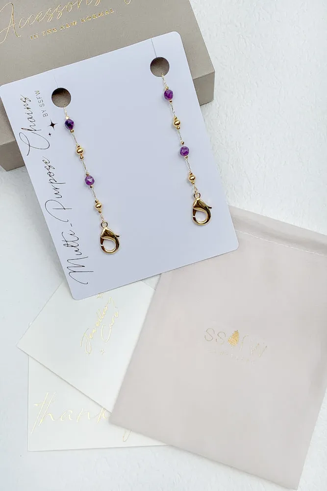 Kensie Gemstone Multi-Purpose Chain