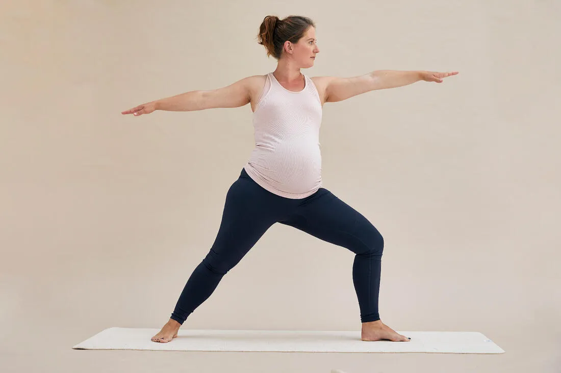 LEGGING YOGA PRENATAL BLEU MARINE