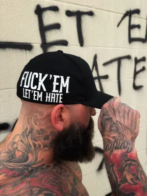 LET EM HATE FLEXFIT COTTON SIDE STYLE HAT