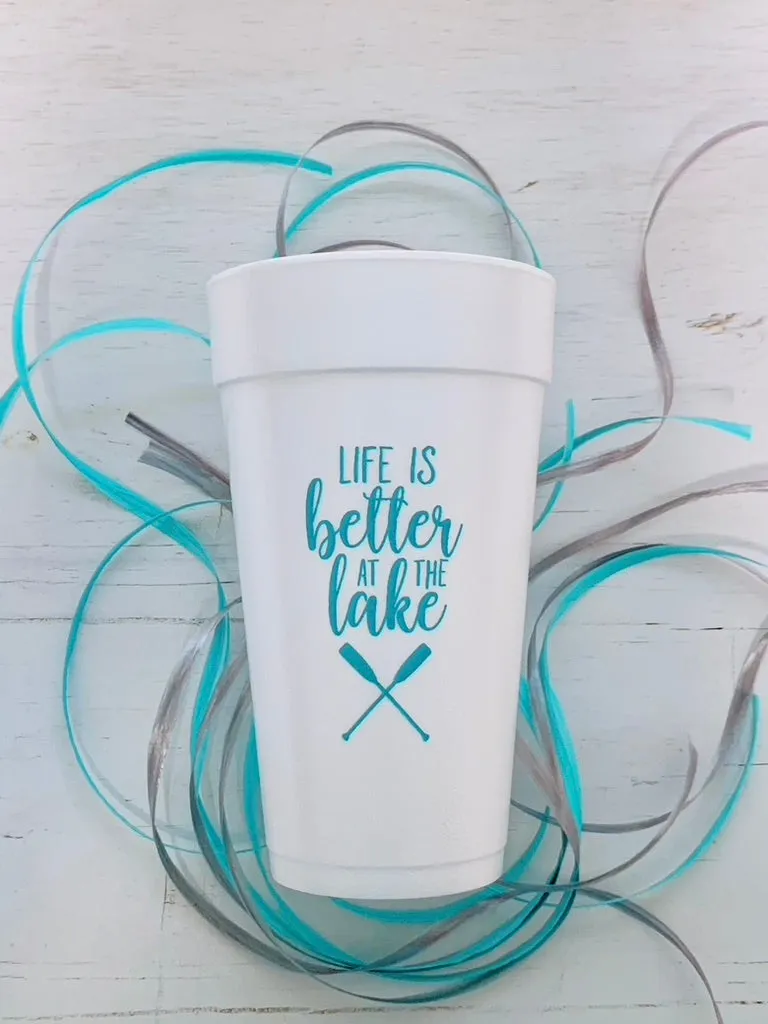 Life is Better at the Lake Cups