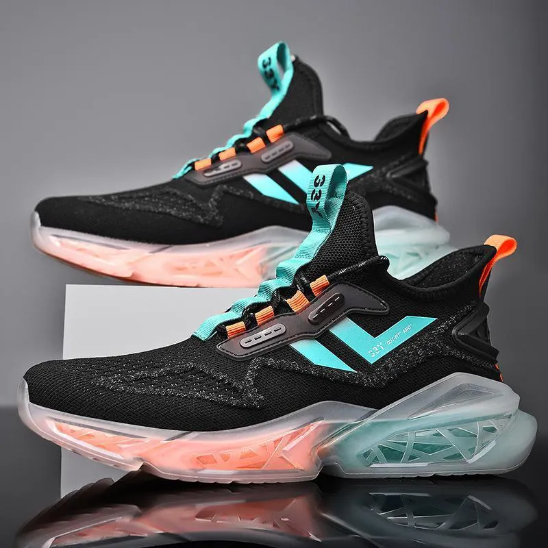 Lightweight Autumn Winter Breathable Trendy Reflective Men's Shoes