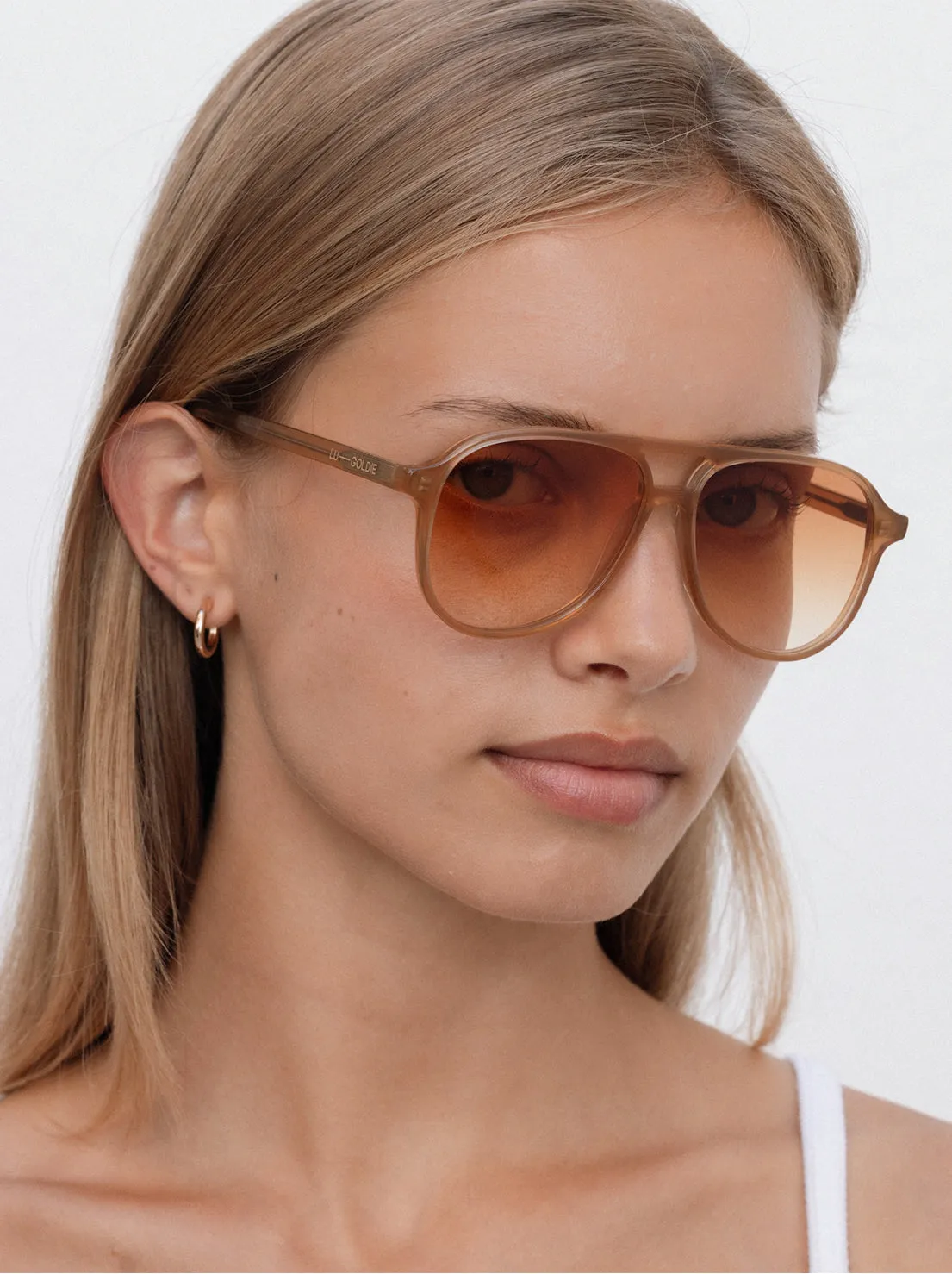 Lu Goldie - Scout Sunglasses - Cola