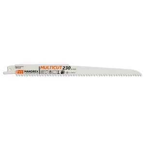 Mandrex MRM12B MULTICUT Reciprocating/Sabre Saw Blade - 230mm (2 Pack)