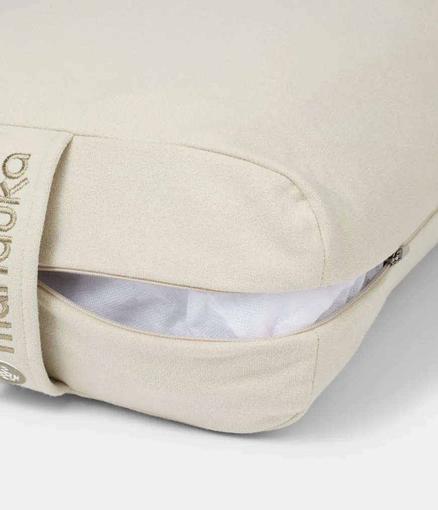 Manduka enlight Rectangular Bolster - Sand