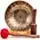 Master Healing Tibetan Singing Bowl Set for Sound Bath & Chakra Meditation - 9-Inch"
