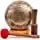 Master Healing Tibetan Singing Bowl Set for Sound Bath & Chakra Meditation - 9-Inch"