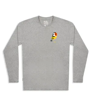 MATT SEWELL GOLDFINCH ORGANIC  COTTON LONG SLEEVE TEE - GREY