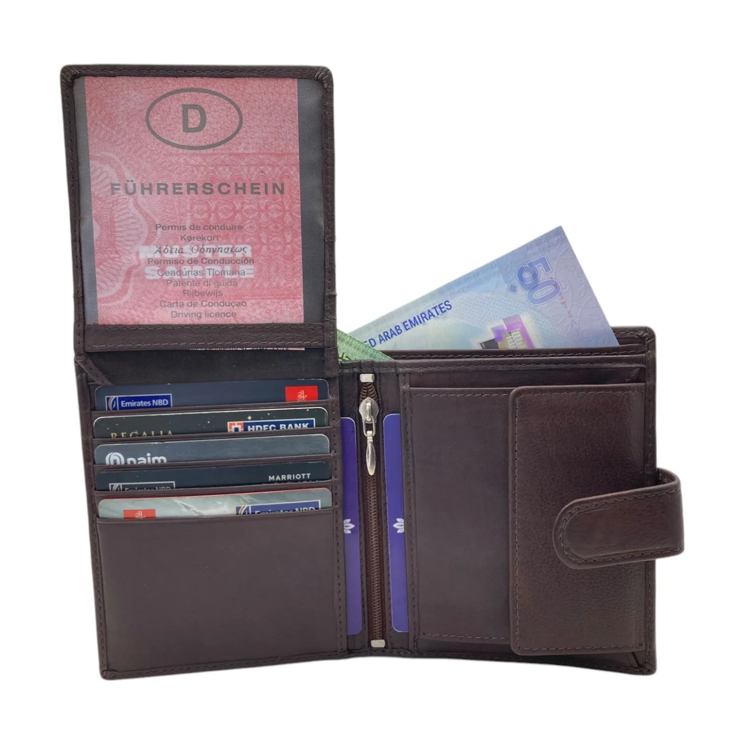 Maveric RFID Long Wallet, Standing Wallet # RFID-4075CL