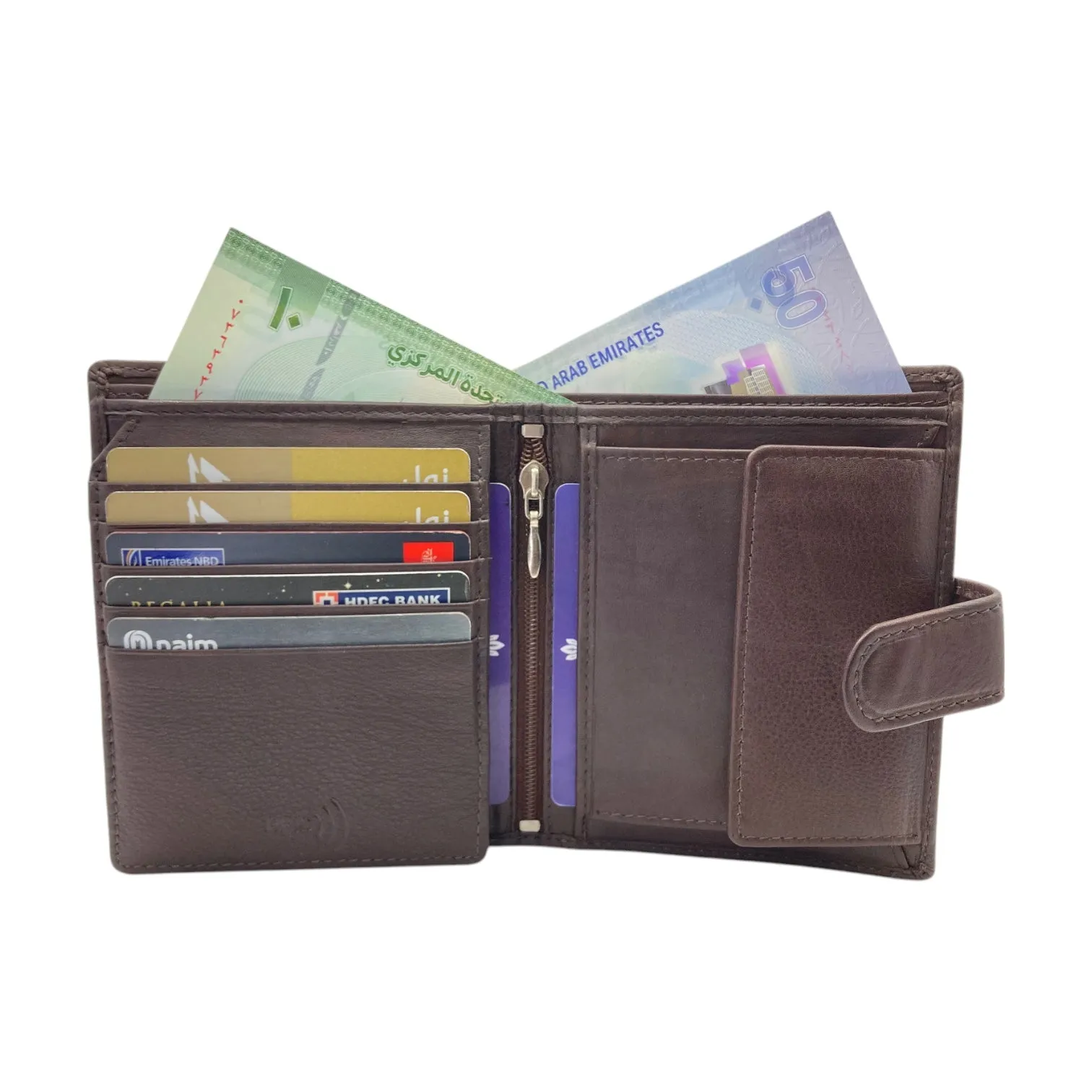 Maveric RFID Long Wallet, Standing Wallet # RFID-4075CL