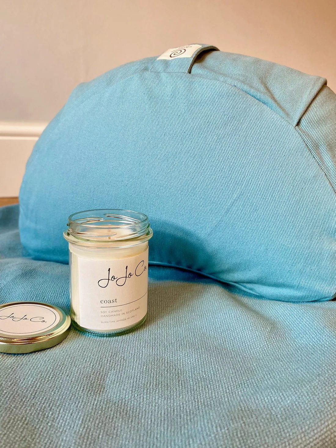 Meditation Bundle - Cushion   Yoga Blanket   Soy Candle