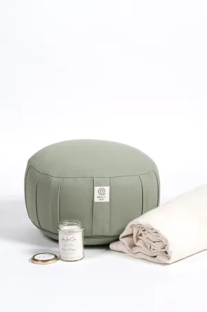 Meditation Bundle - Cushion   Yoga Blanket   Soy Candle