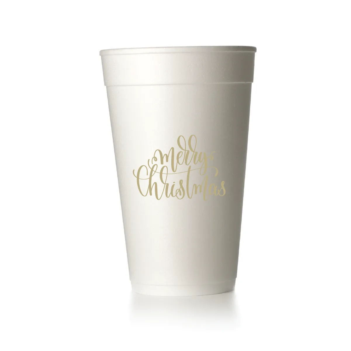 Merry Christmas Script Cups