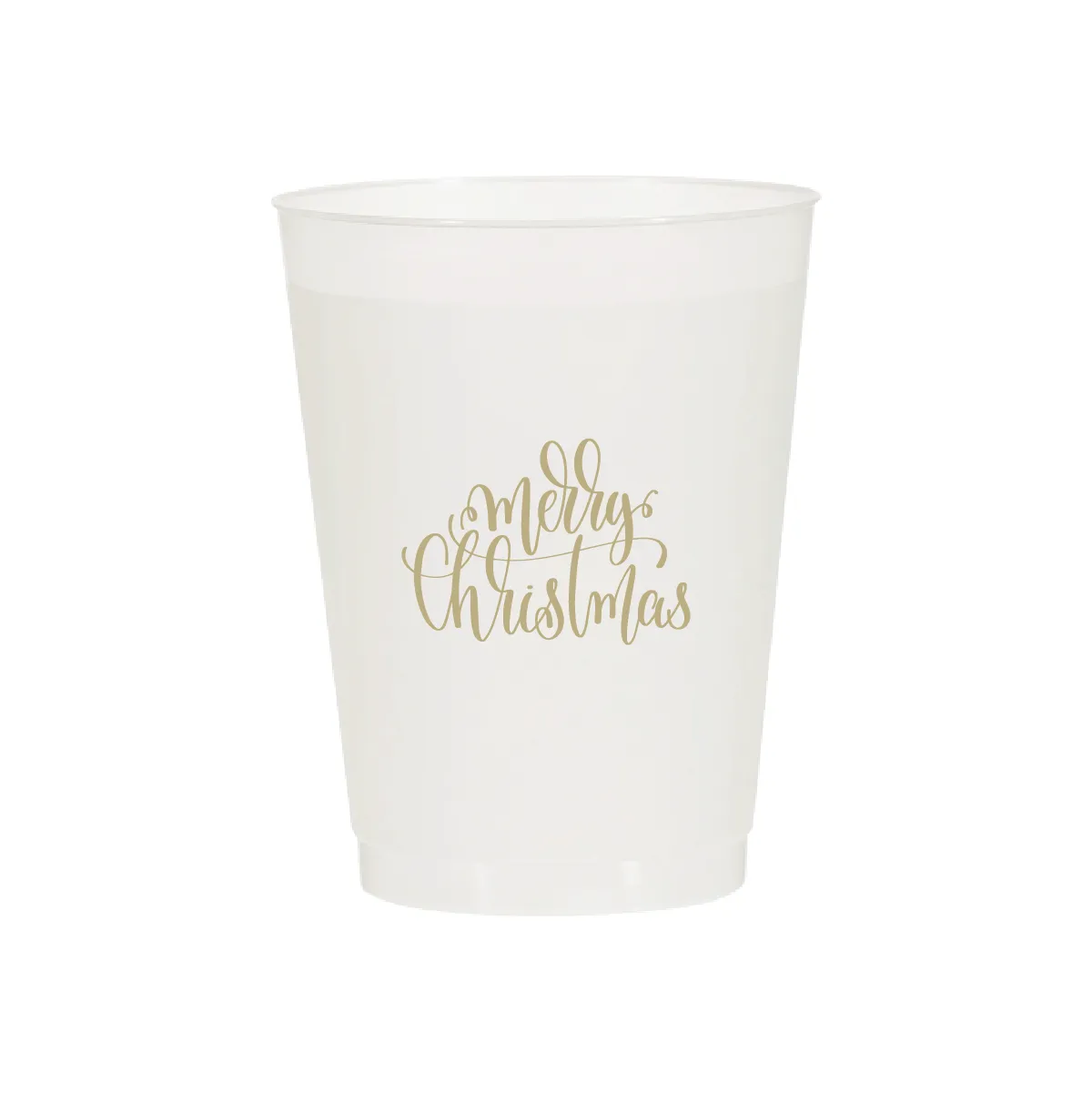Merry Christmas Script Cups