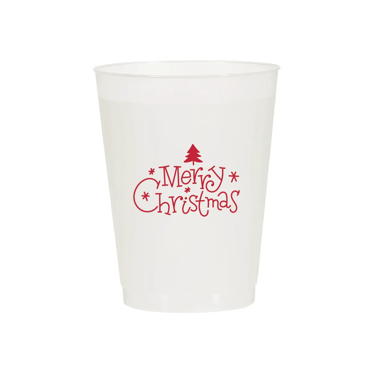 Merry Christmas with Tree Cups
