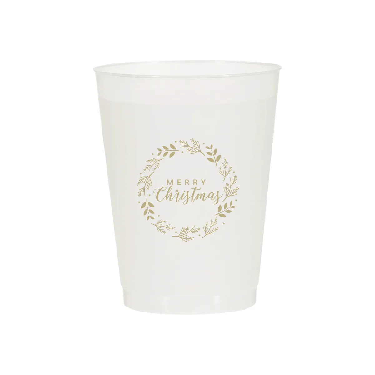Merry Christmas Wreath Cups