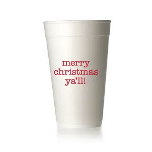 Merry Christmas Ya'll Cups