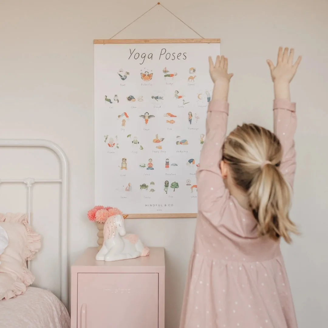 Mindful and Co Kids - Yoga Poses Print