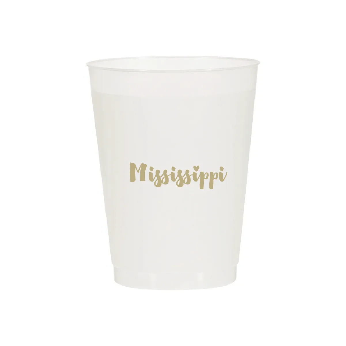 Mississippi Script Cups