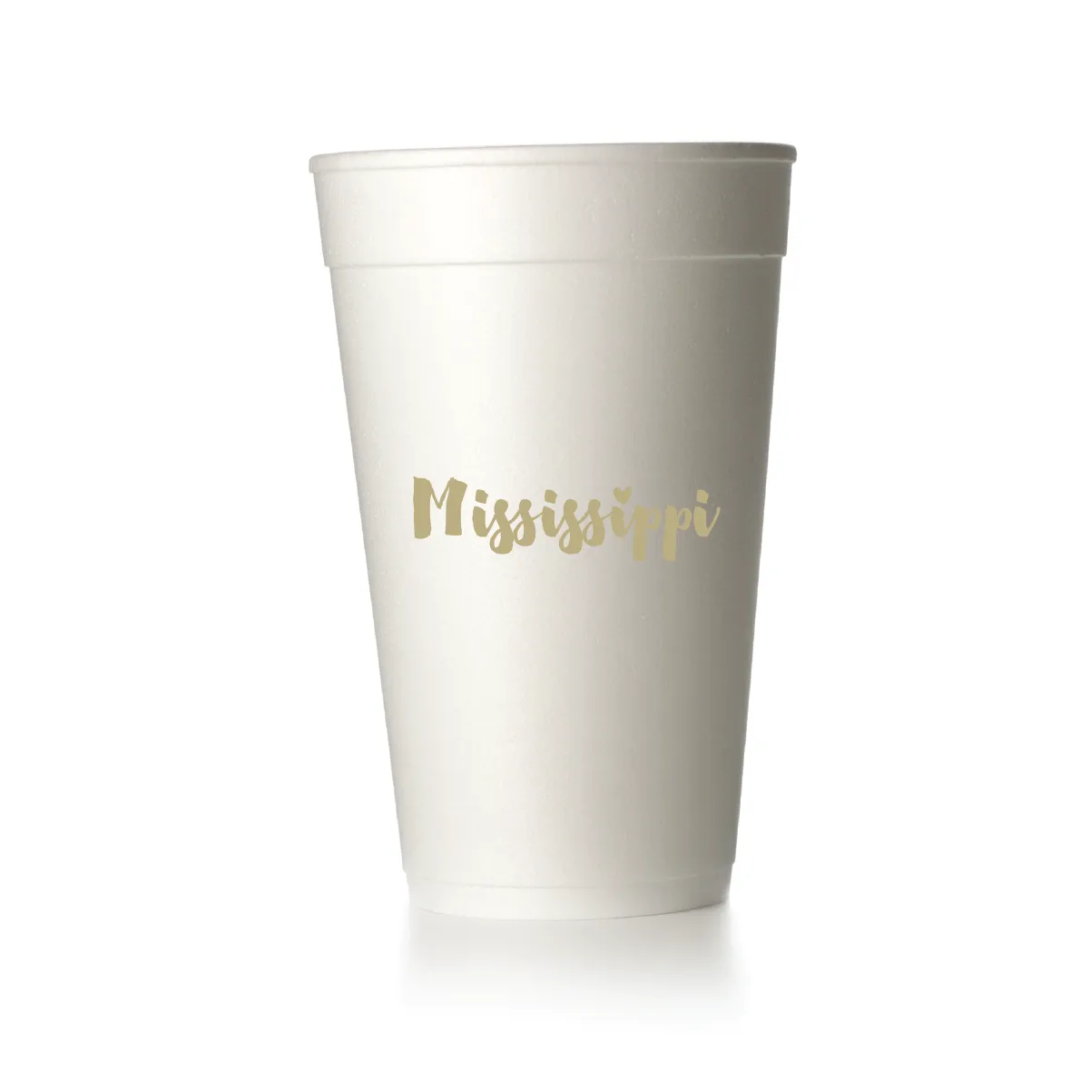 Mississippi Script Cups