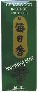 Morning Star Cedarwood Incense, 200 sticks