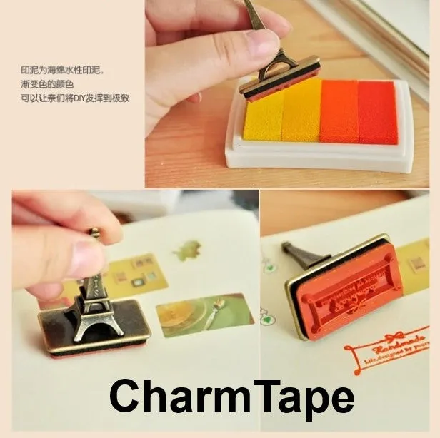 Multi-color Stamp Ink Pad Oil Based waterproof for wood, fabric and paper