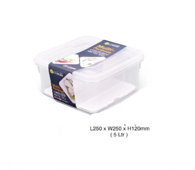 Multi Purpose Container W Tray 5L