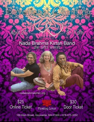 Nada Brahma Kirtan Sun April 27 5-7pm