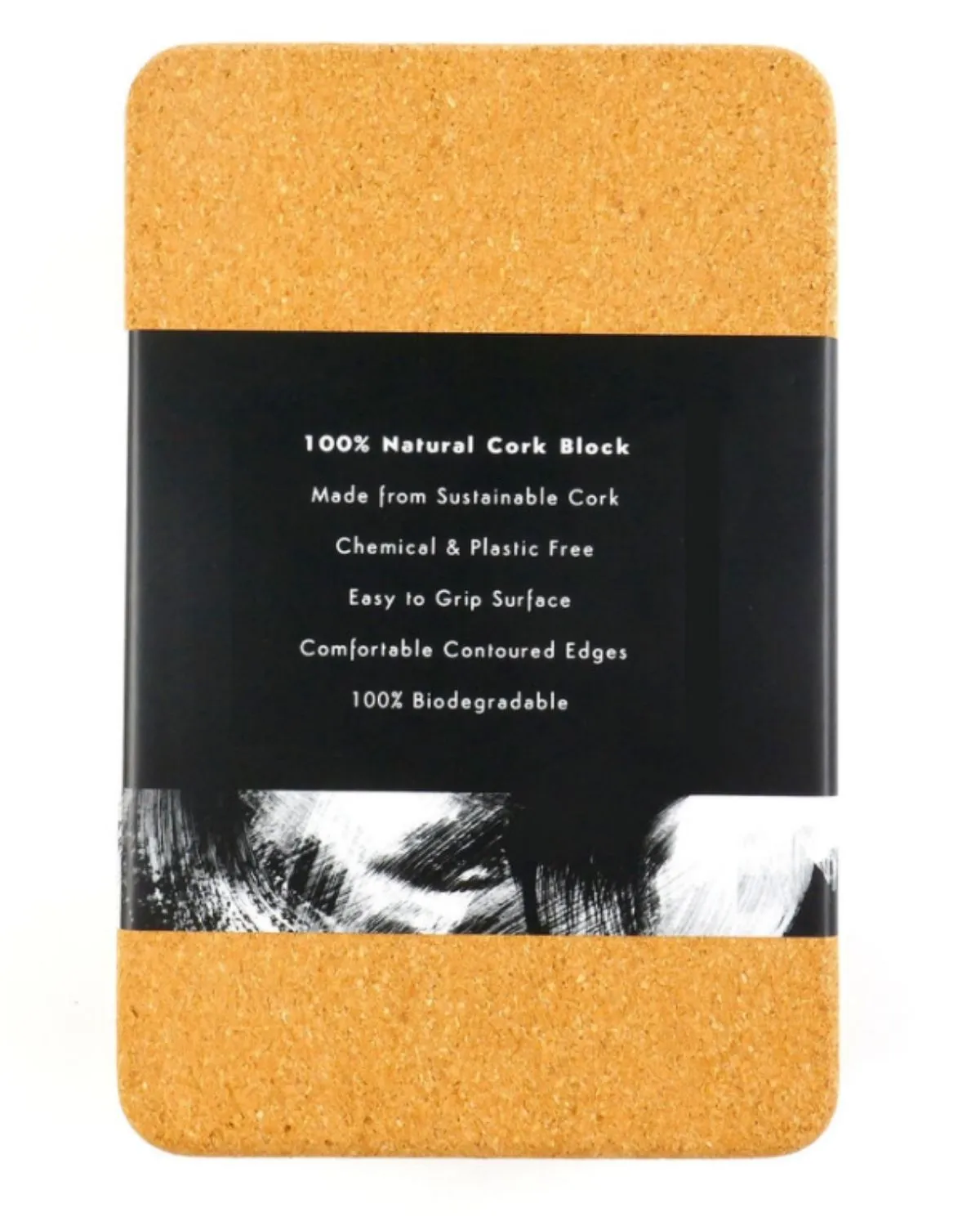 Natural CORK YOGA BLOCK   STRAP SET