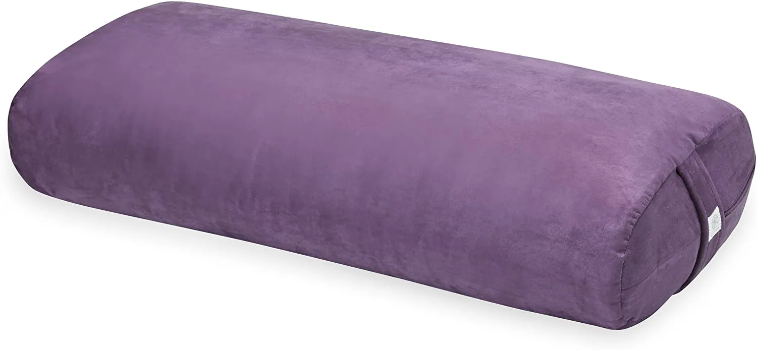 New amazing quality Gaiam Yoga Bolster Rectangular Meditation Pillow in Purple! Retails $60 