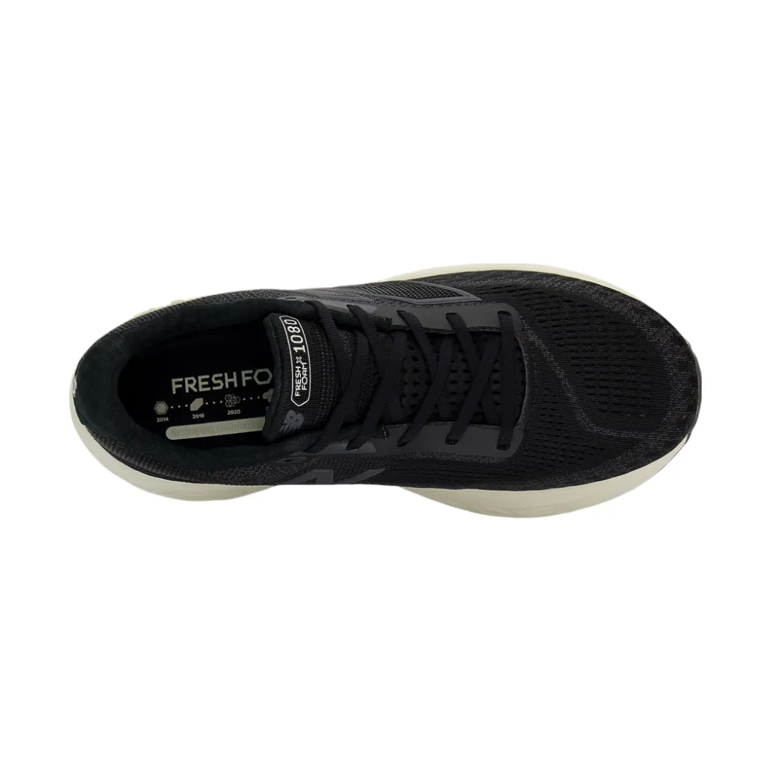 NEW BALANCE M1080B14-2E FRESH FOAM X 1080 v14 MN'S (Wide) Black/White Mesh Running Shoes