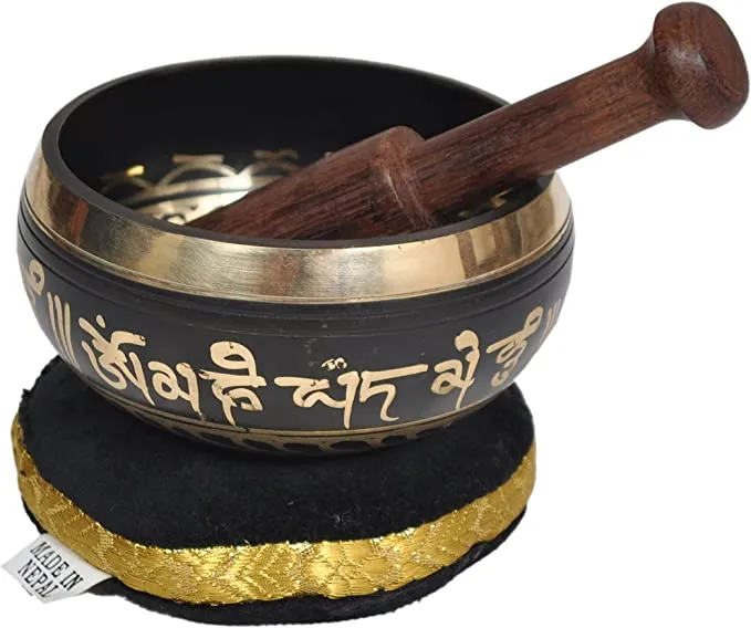 New Dharma Store - Tibetan Meditation Singing Bowl for Relaxation and Healing - Handmade in Nepal