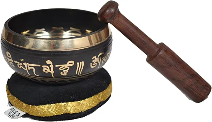 New Dharma Store - Tibetan Meditation Singing Bowl for Relaxation and Healing - Handmade in Nepal