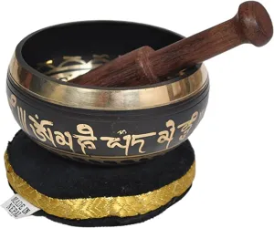 New Dharma Store - Tibetan Meditation Singing Bowl for Relaxation and Healing - Handmade in Nepal