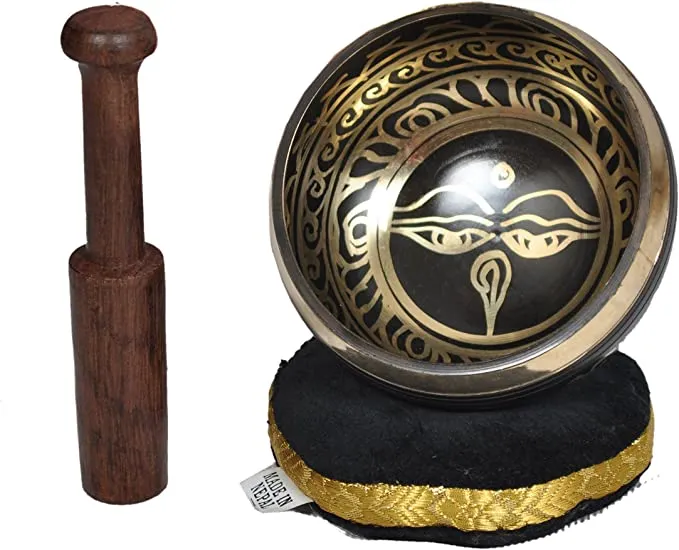 New Dharma Store - Tibetan Meditation Singing Bowl for Relaxation and Healing - Handmade in Nepal