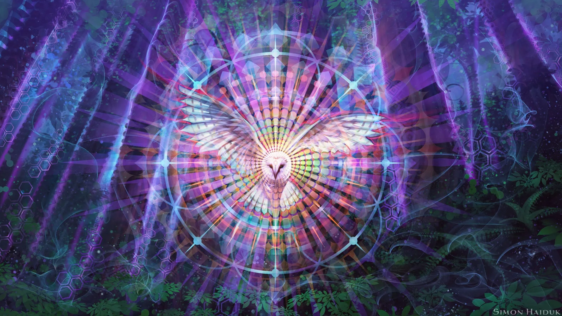 Night Vision Tapestry