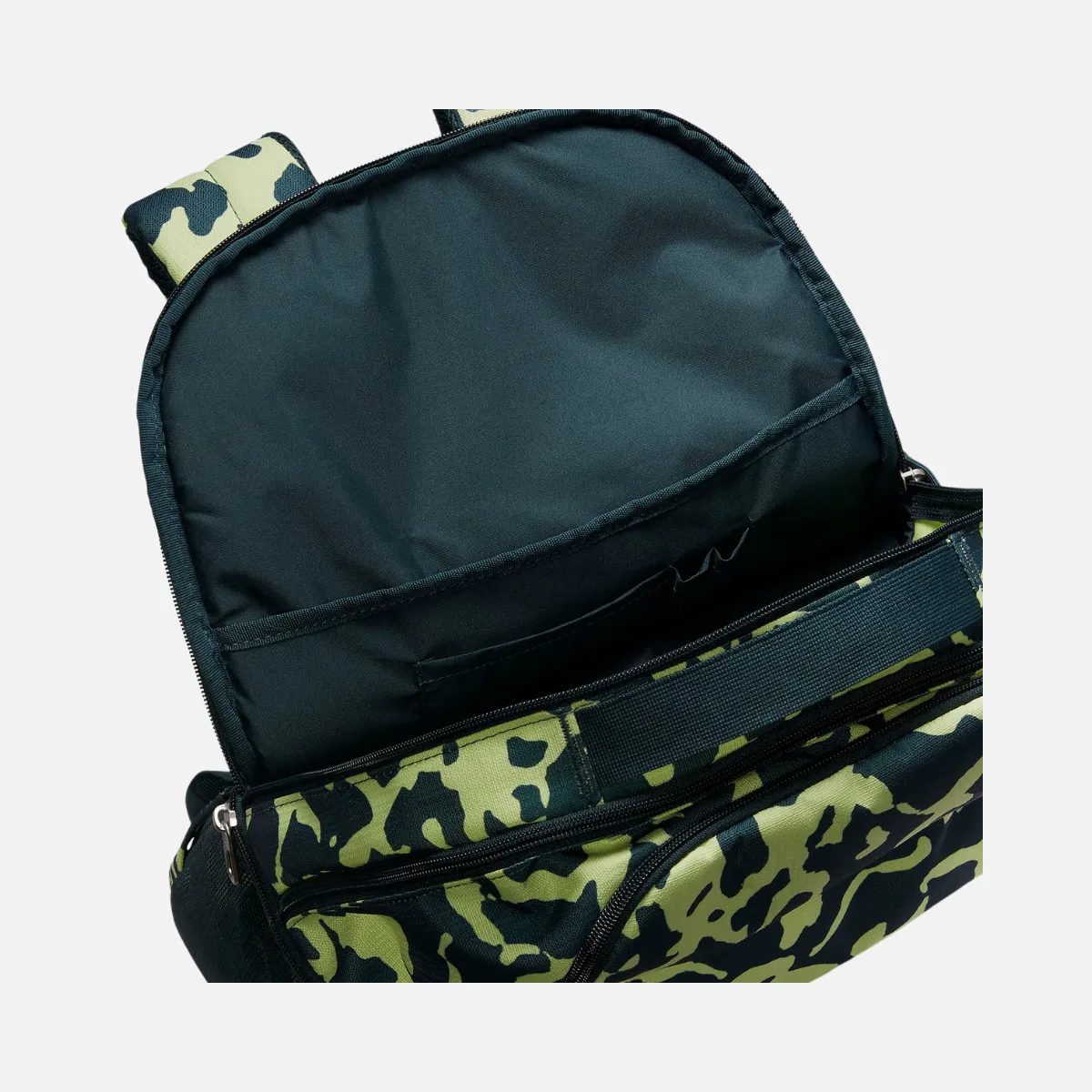 Nike Brasilia Backpack (Medium, 24L) -Deep Jungle/Light Lemon Twist/White