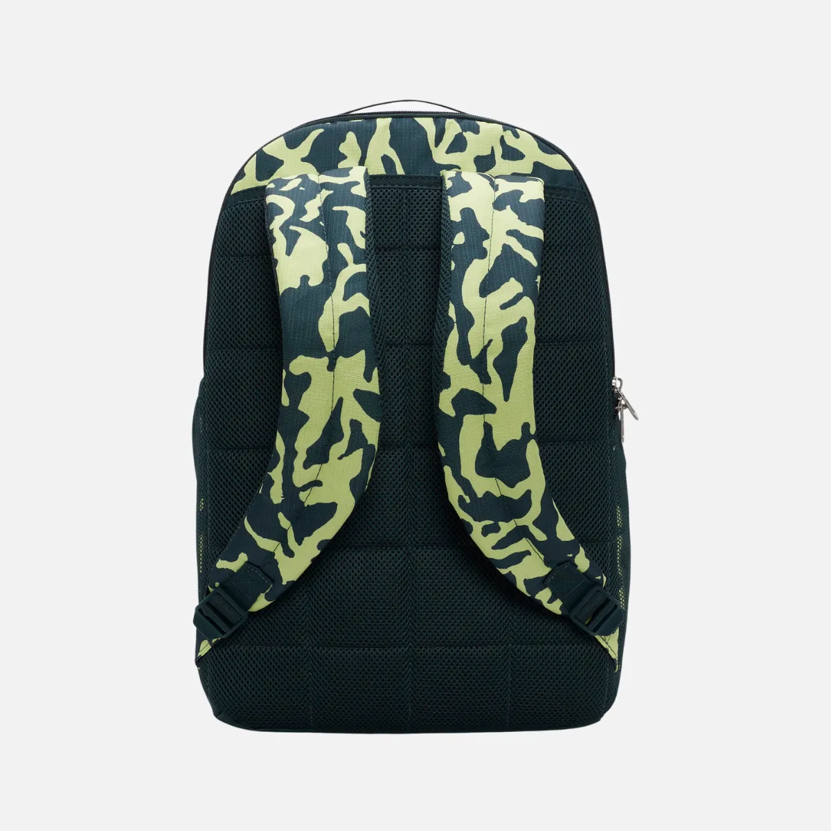 Nike Brasilia Backpack (Medium, 24L) -Deep Jungle/Light Lemon Twist/White