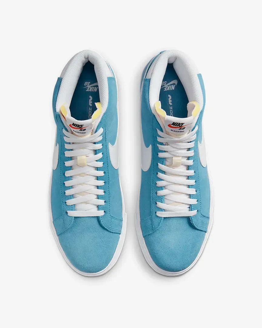 Nike SB Zoom Blazer Mid Cerulean/White