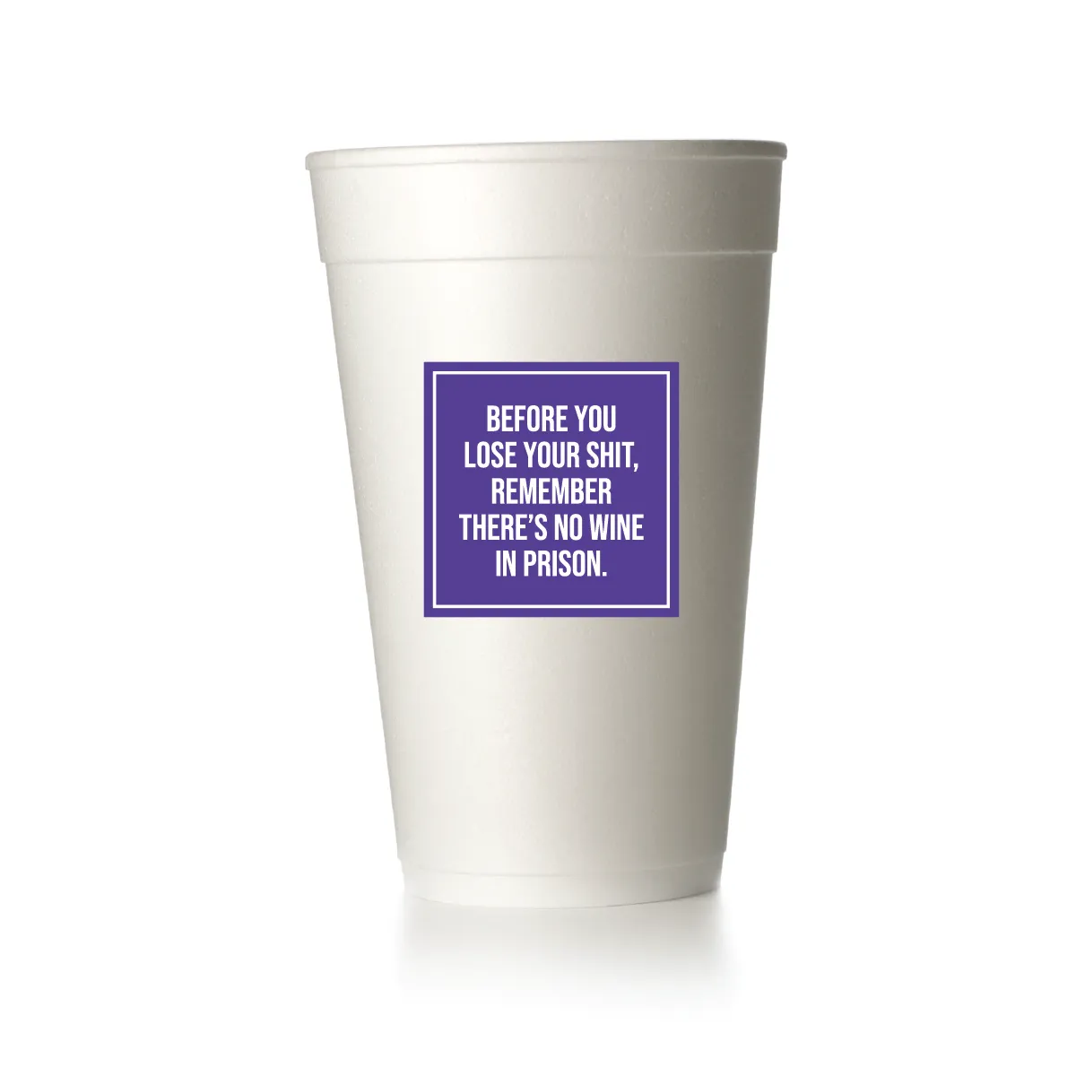 No Wine in Prison Cups