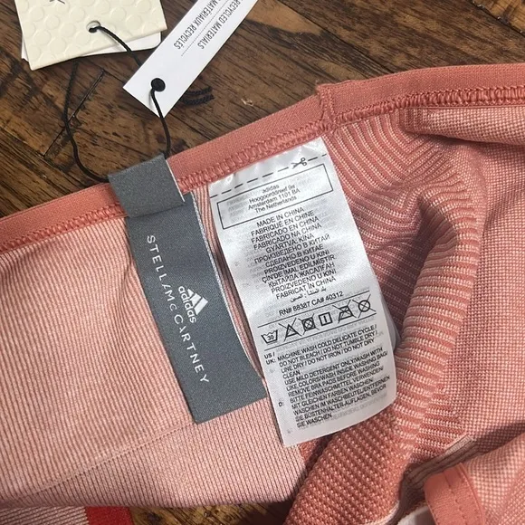 NWT STELLA MCCARTNEY ADIDAS Sports Bra TrueStrength Seamless Yoga Sz Large