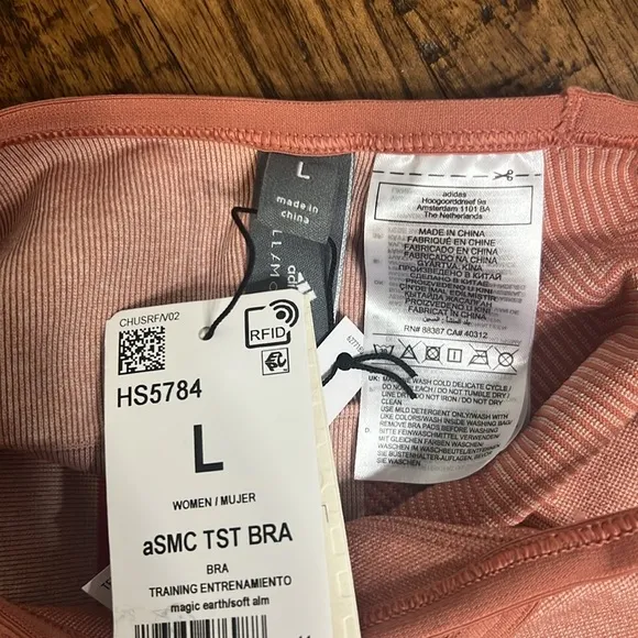 NWT STELLA MCCARTNEY ADIDAS Sports Bra TrueStrength Seamless Yoga Sz Large