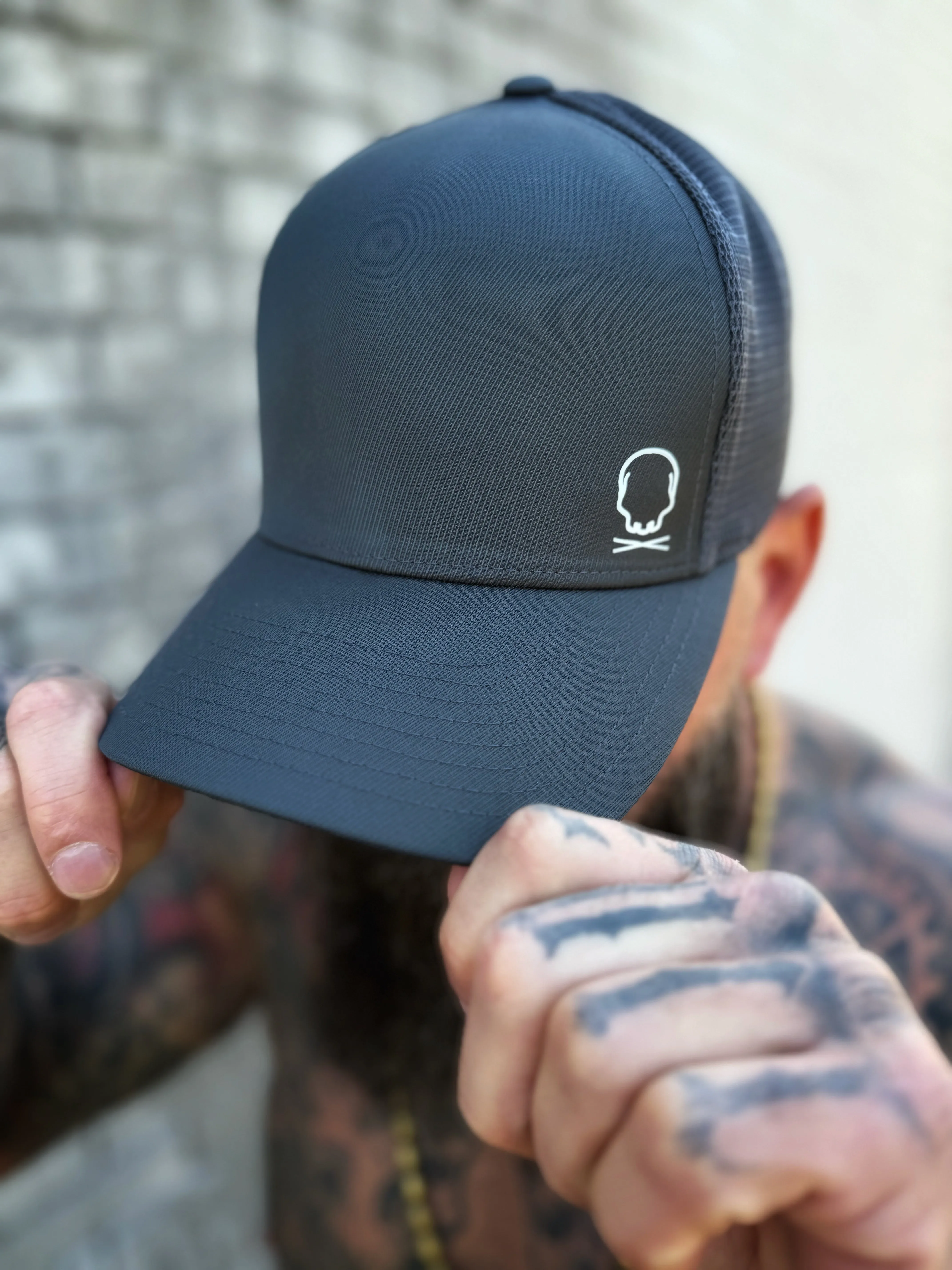 OG GREY SIDE STYLE FLEXFIT HAT