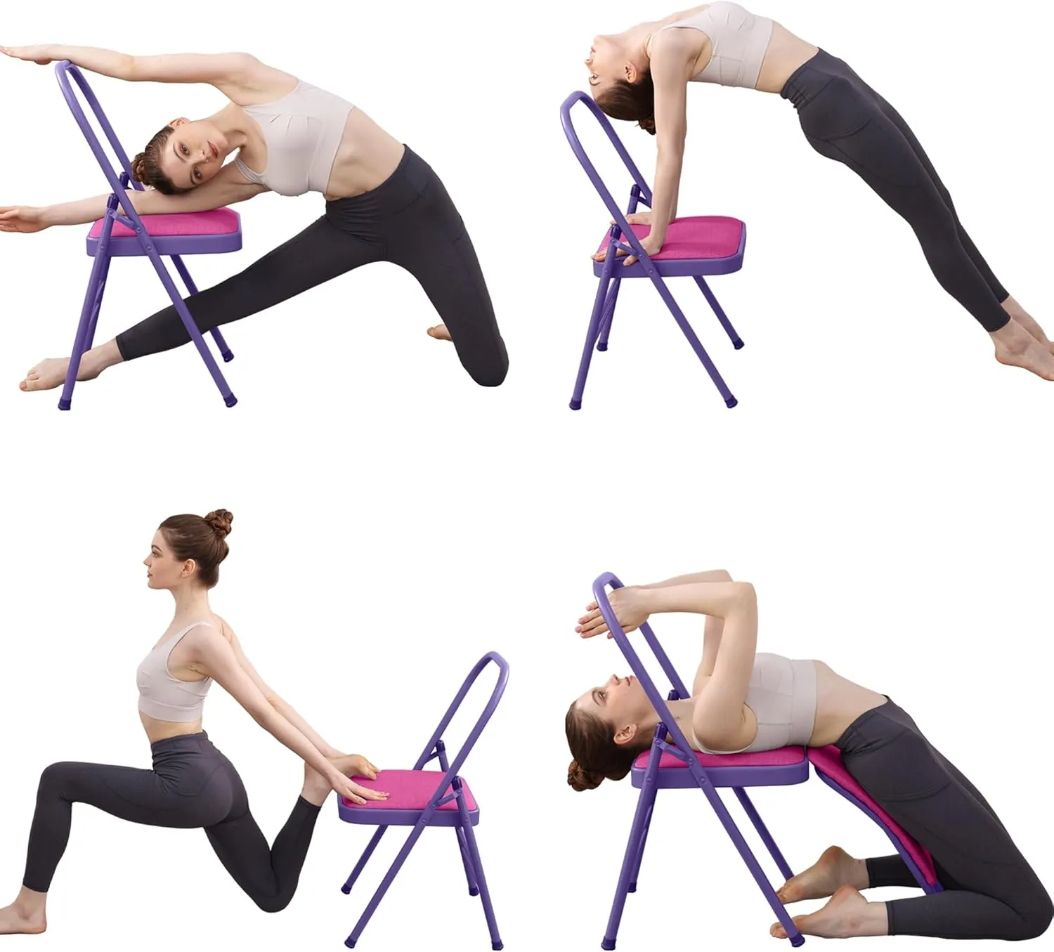 oga Auxiliary Chair with Lumbar Back Support for Abs & Core