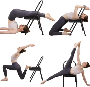 oga Auxiliary Chair with Lumbar Back Support for Abs & Core