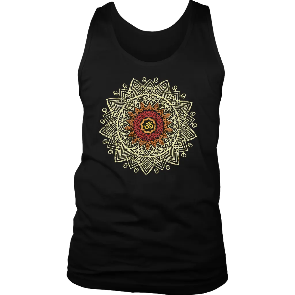 Om Mandala T-shirt, Gift for Meditation, Om Mandala Yoga Shirt, Mandala T-shirt
