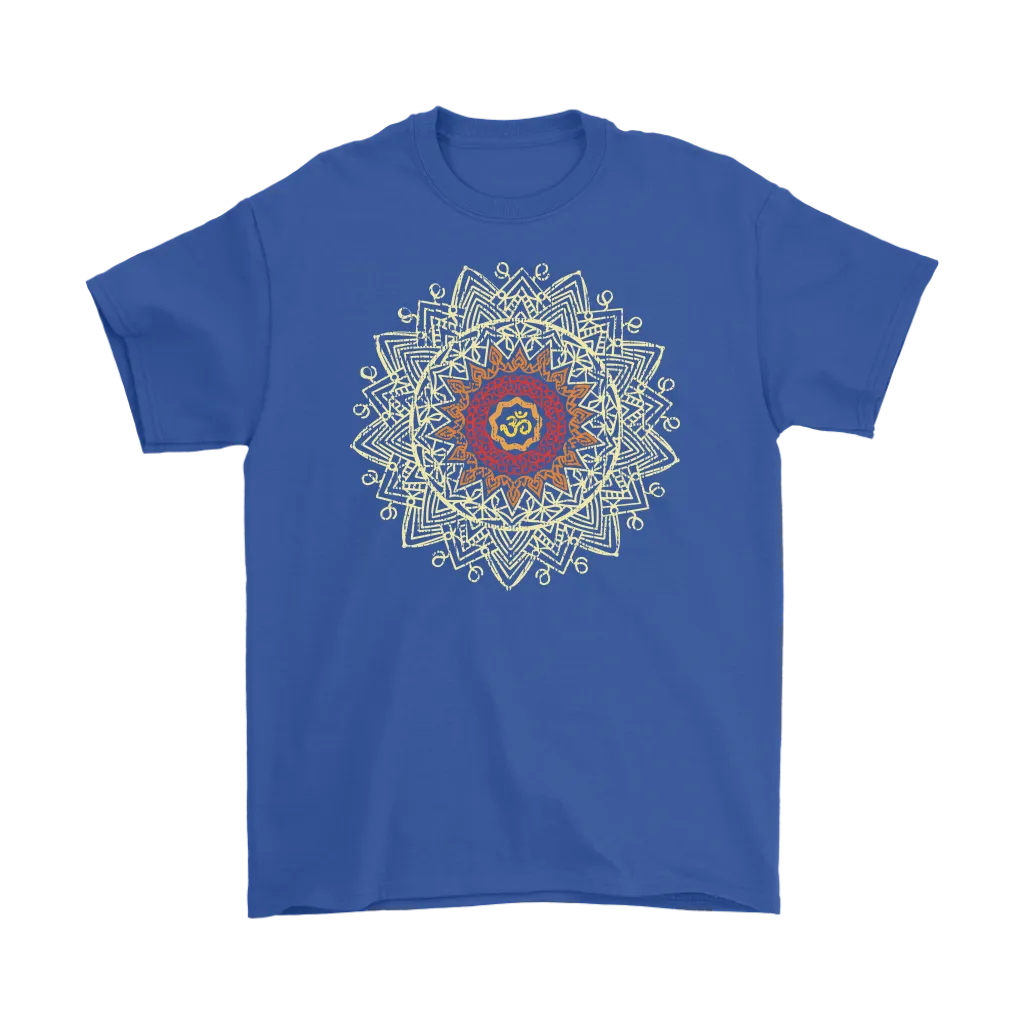 Om Mandala T-shirt, Gift for Meditation, Om Mandala Yoga Shirt, Mandala T-shirt